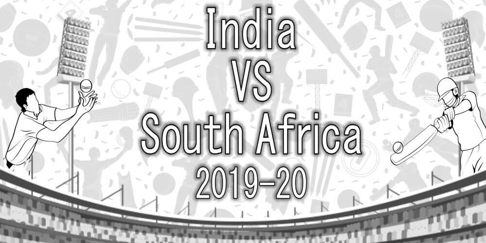 A throwback to India vs South Africa Test Series 2019