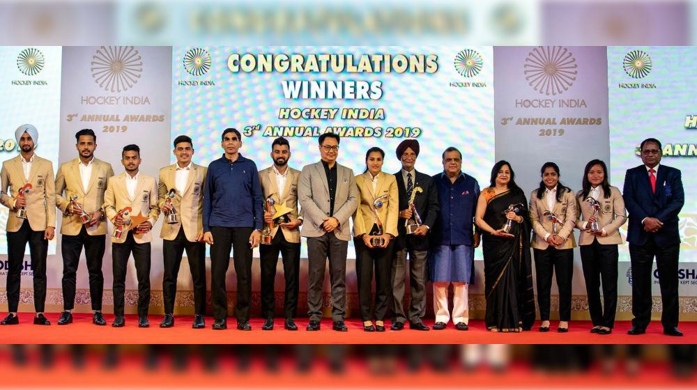 Manpreet Singh, Rani Rampal earned top honours in the 2019 Hockey India Awards