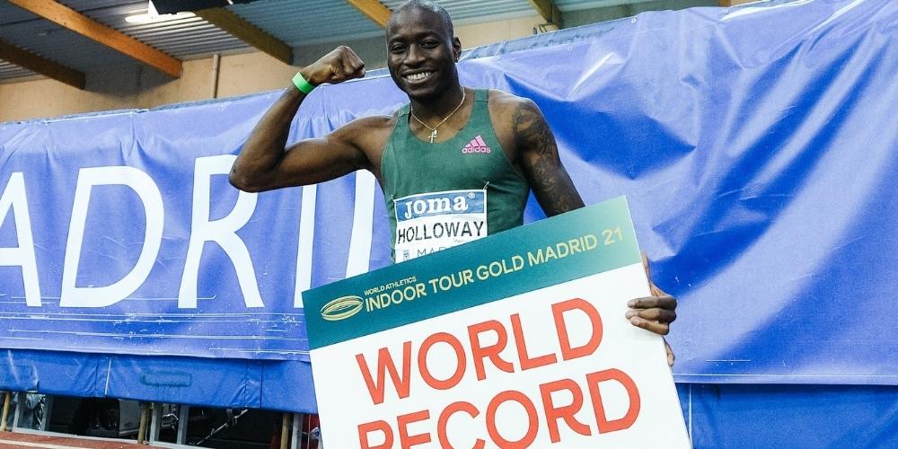 US sprinter Grant Holloway surpassed Colin Jackson's 60m Hurdles World Record