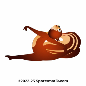 Gillu practicing Acrobatic Gymnastics