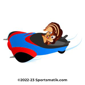 Gillu practicing Bobsleigh