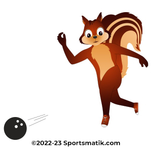 Gillu practicing Bowling