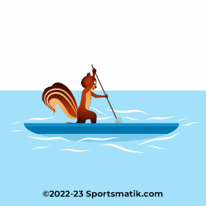 Gillu practicing Canoe-Kayak