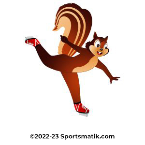 Gillu practicing Figure Skating