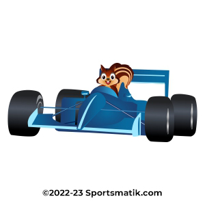 Gillu practicing Formula One (F1)