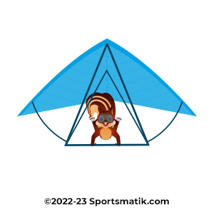 Gillu practicing Hang Gliding