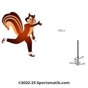 Gillu practicing Horse Shoe Pitching