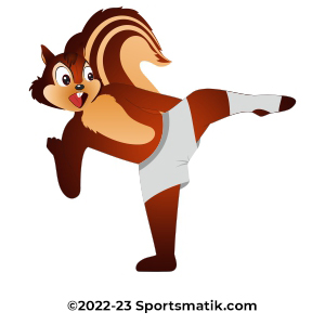 Gillu practicing Kickboxing