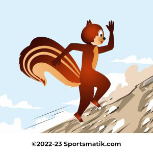 Gillu practicing Mountain Running