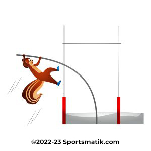Gillu practicing Pole Vault