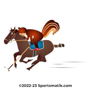 Gillu practicing Polo