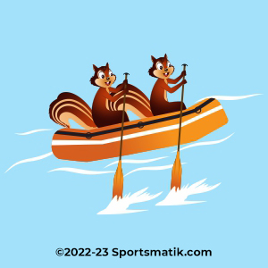 Gillu practicing Rafting