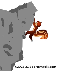 Gillu practicing Rock Climbing