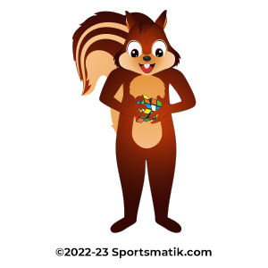 Gillu practicing Rubik's Cube