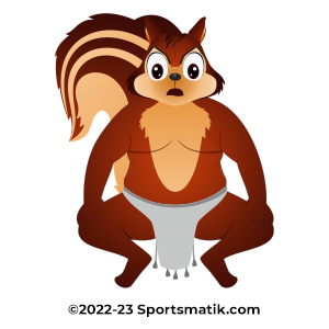 Gillu practicing Sumo Wrestling