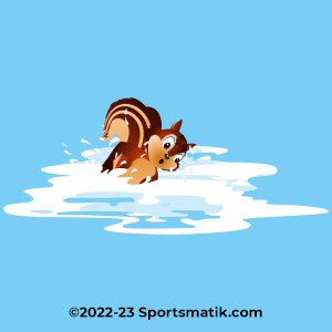 Gillu practicing Swimming