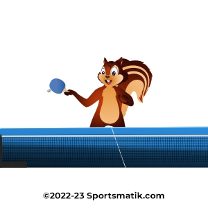 Gillu practicing Table Tennis