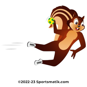 Gillu practicing Team Handball