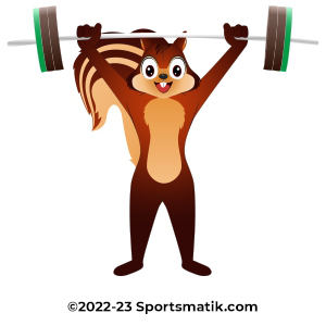 Gillu practicing Weightlifting