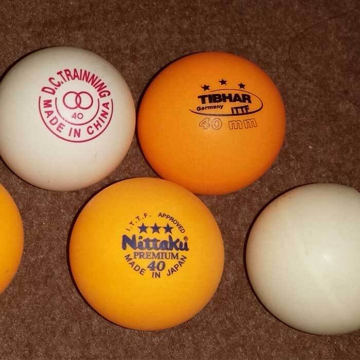 Ping pong ball deals diameter