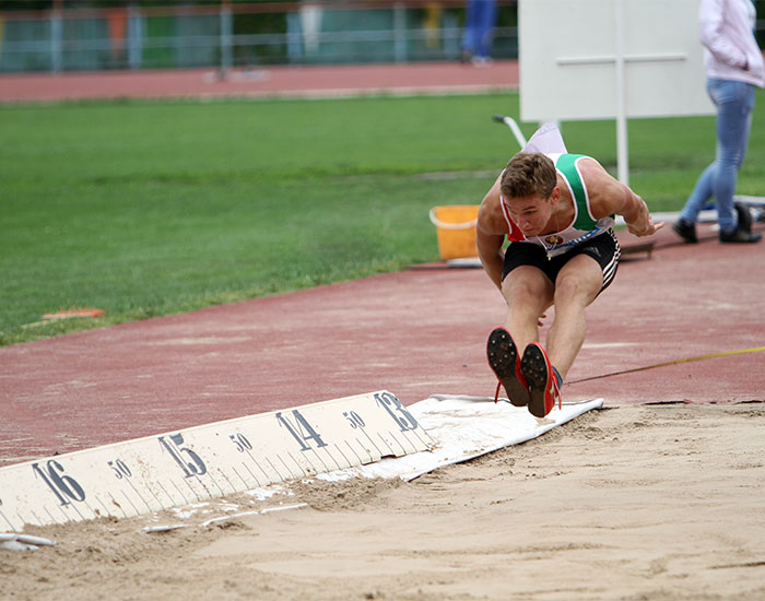 Long Jump Landing Technique