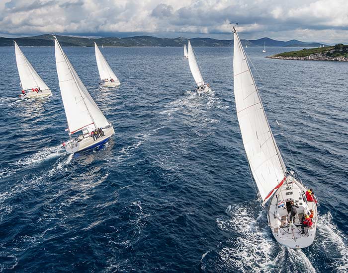 Yacht racing on sale