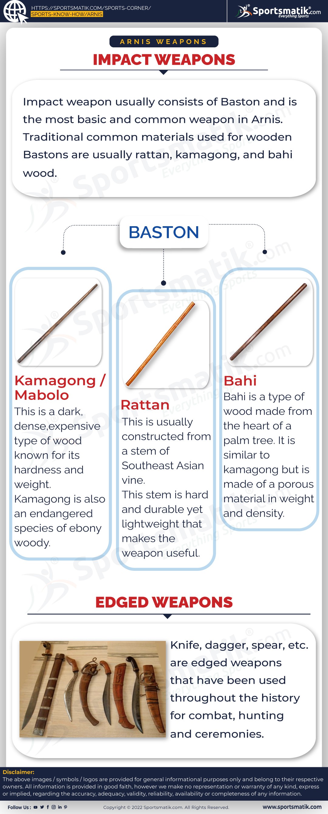 Arnis Weapons
