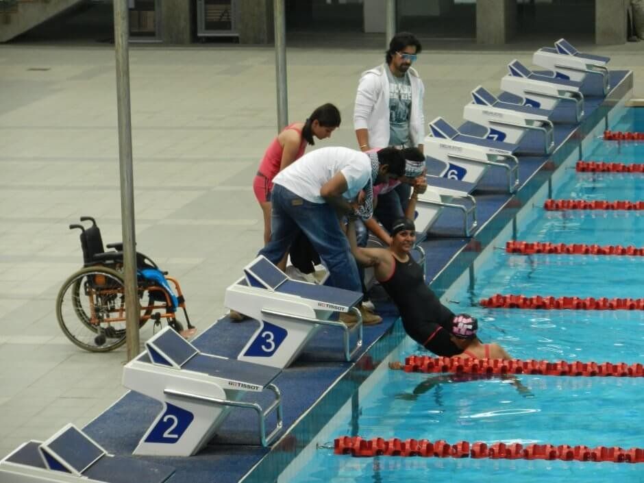 Deepa Malik Swimming Photo