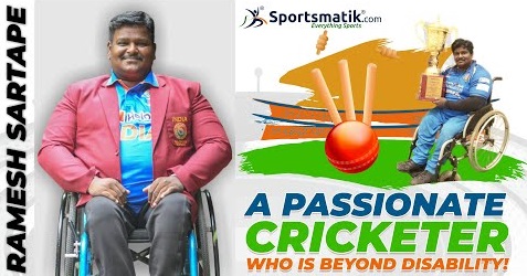 Ramesh Sartape - A Passionate Cricketer who is Beyond Disability!