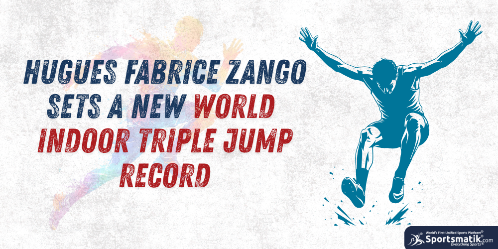 Hugues Fabrice Zango sets a new World Indoor Triple Jump record