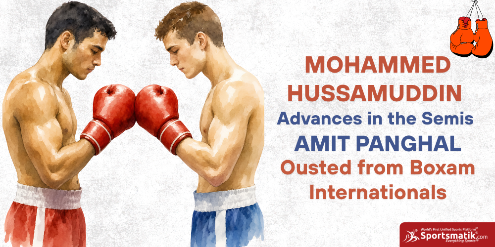 Mohammed Hussamuddin advances in the semis, Amit Panghal ousted from Boxam Internationals