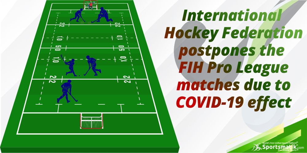 International Hockey Federation postpones the FIH Pro League matches due to COVID-19 effect