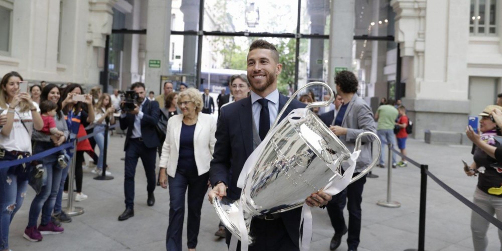 Sergio Ramos scored his 100th goal for Real Madrid in Champions League