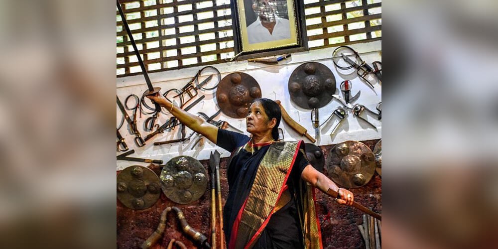 Meenakshi Amma - Granny in her 70s making students masters of Kalaripayattu