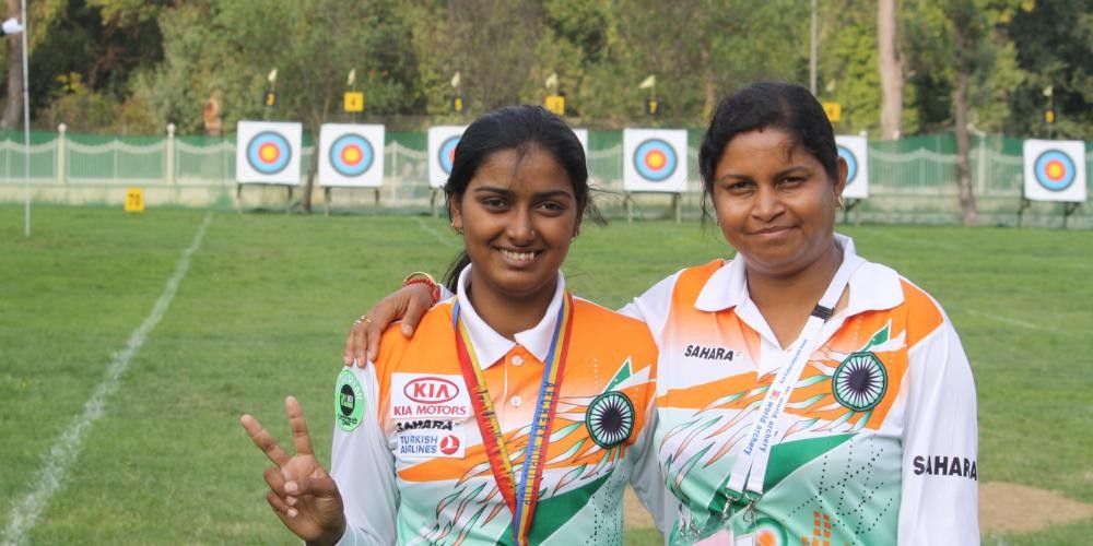 Indian Archers advanced into quarterfinals in three-team events at Archery World Cup