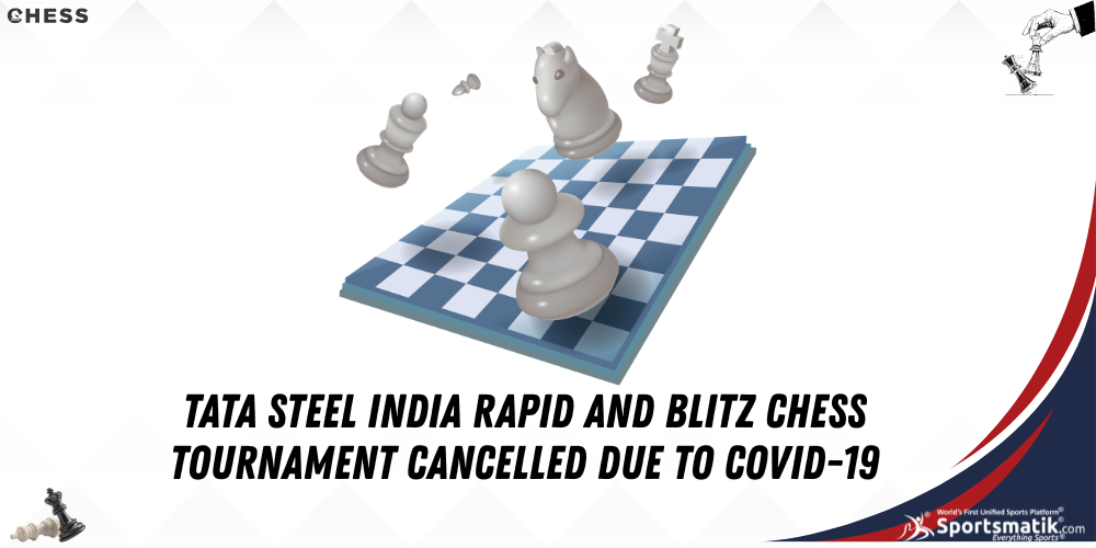 Tata Steel India Rapid and Blitz chess tournament cancelled due to COVID-19