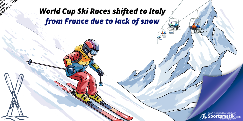 World Cup Ski Races shifted to Italy from France due to lack of snow