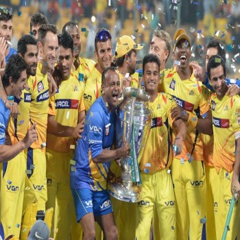 Chennai Super Kings Celebrate in Champion League