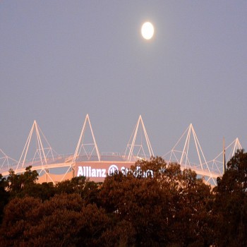 Moonrise, Allianz Stadium (Sydney Football Stadium), Moore Park, Sydney