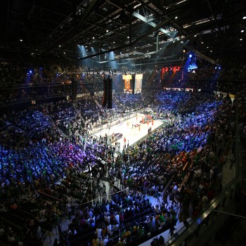 Žalgiris Arena interior in 2011