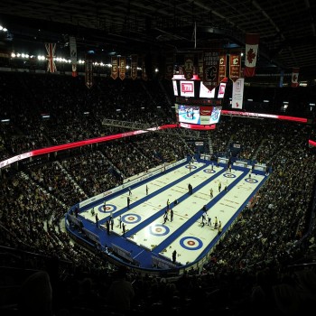 The Saddledome hosted the 2009 Tim Hortons Brier