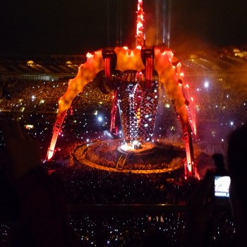 U2 at the Olimpico during their 2010 360° Tour