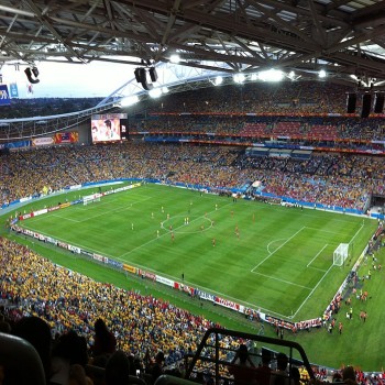 The 2015 AFC Asian Cup final (pictured) was held at Stadium Australia, along with six other matches during the tournament.