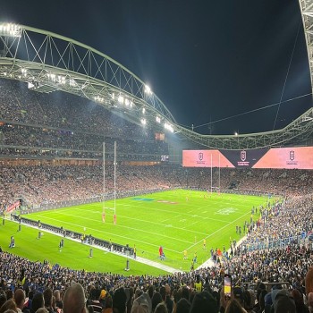 The stadium during the 2022 NRL Grand Final
