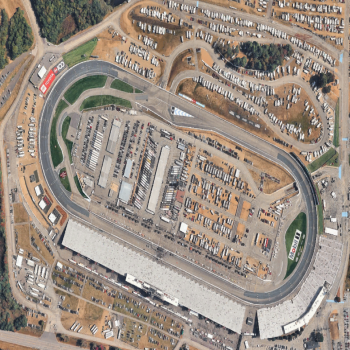 Satellite photo of NHMS taken the same day as the 2025 Mobil 1 301