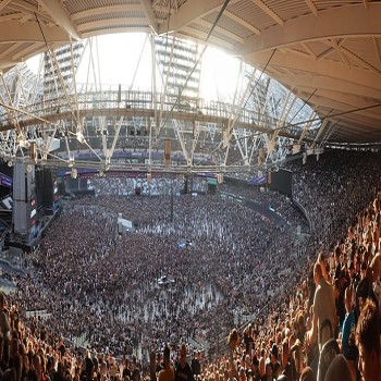 The London Stadium for Iron Maiden's "Run for your lives" tour