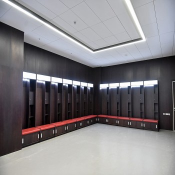 The dressing room