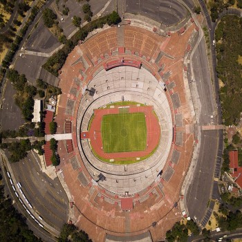 Aerial view around the stadium