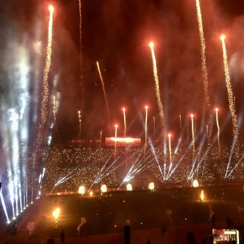 Cairo Stadium During AFCON U23 closing ceremony