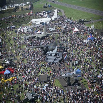 Crowds at Zeltweg Air Base for Airpower 2016